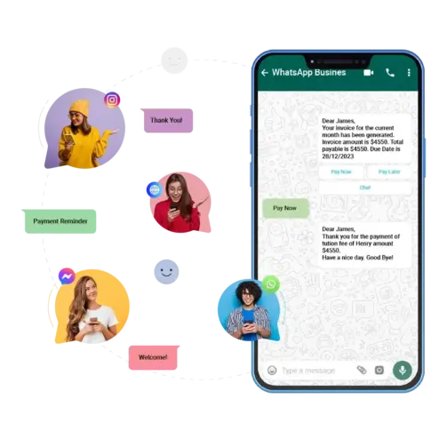 Workflow of DialogPay on Whatsapp